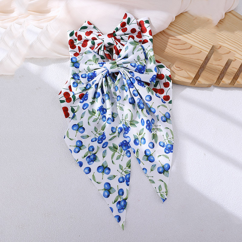 Double Layered Bow Ribbon Cher - Silk Painting Dye ulasan dan harga