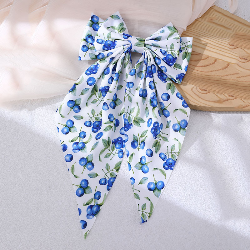 Double Layered Bow Ribbon Cher - Silk Painting Dye ulasan dan harga