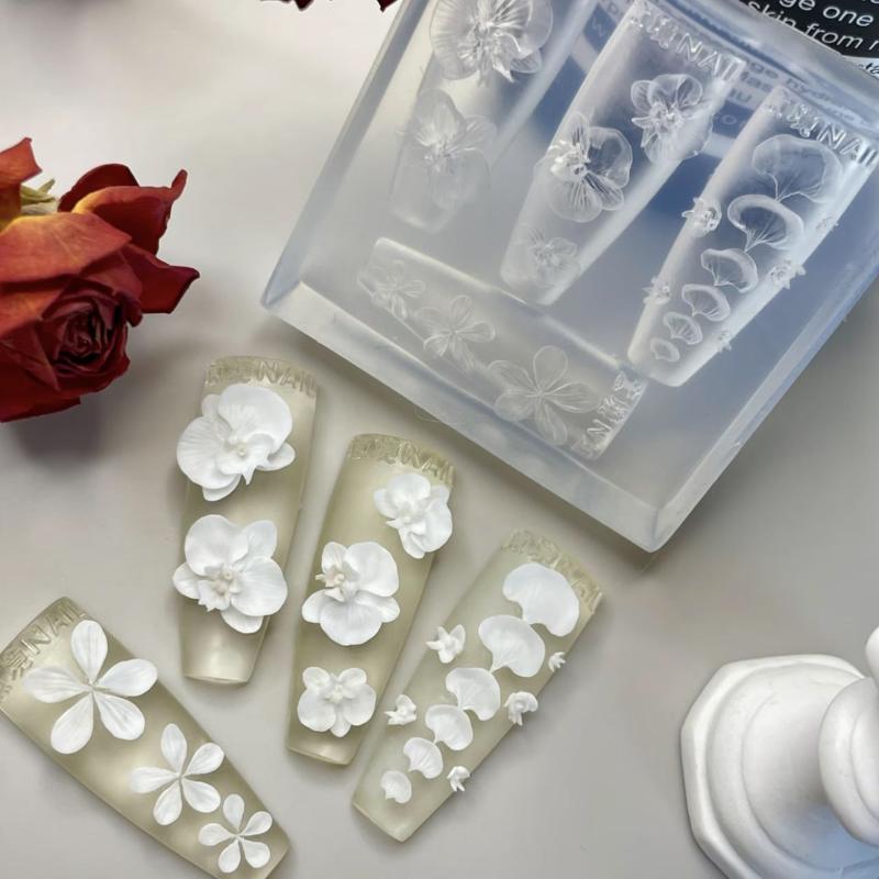 3D Transparent Silicone Nails  - Art Craft Template ulasan dan harga