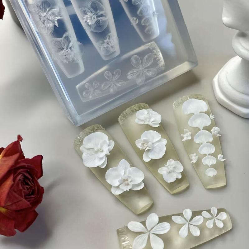 3D Transparent Silicone Nails  - Art Craft Template ulasan dan harga