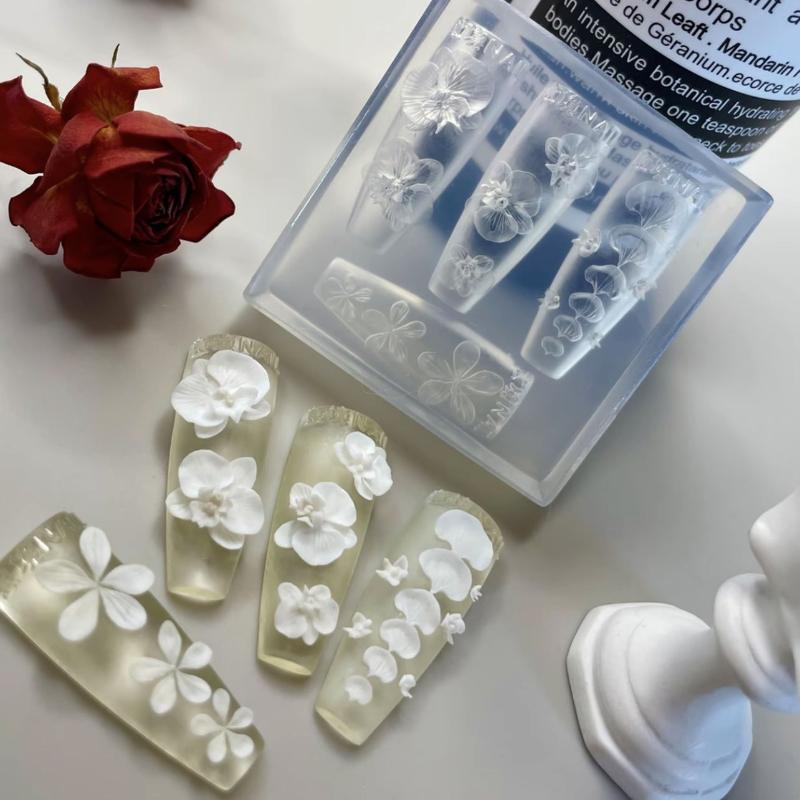 3D Transparent Silicone Nails  - Art Craft Template ulasan dan harga