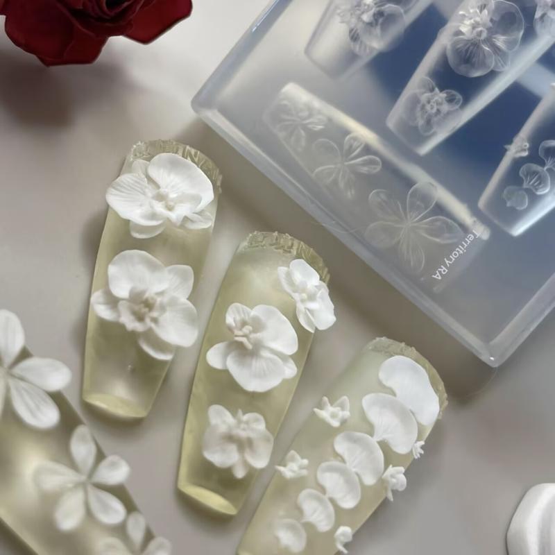 3D Transparent Silicone Nails  - Art Craft Template ulasan dan harga