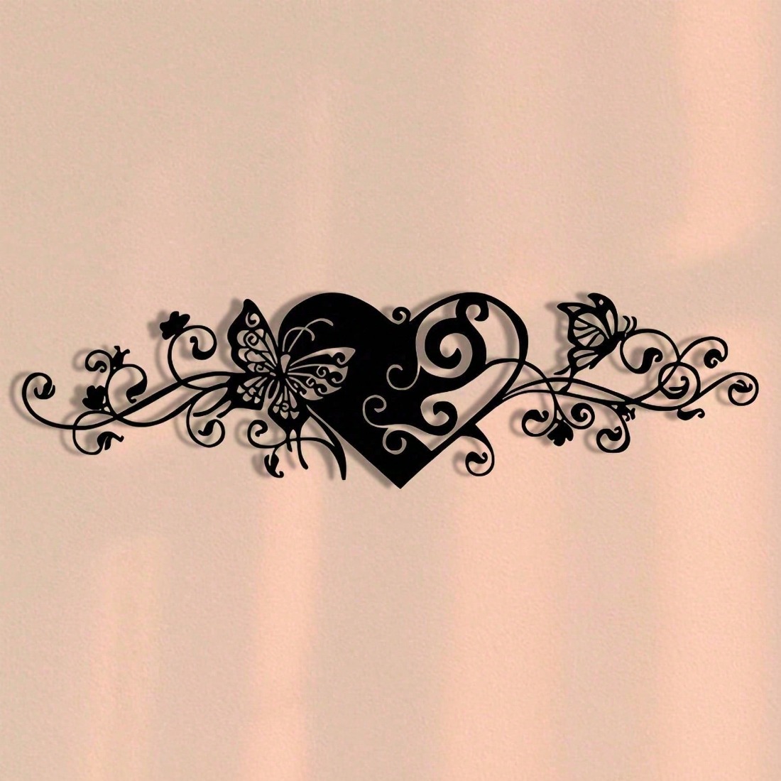 Minimalist 2D Metal Wall Art,  - Art Craft Butterfly ulasan dan harga