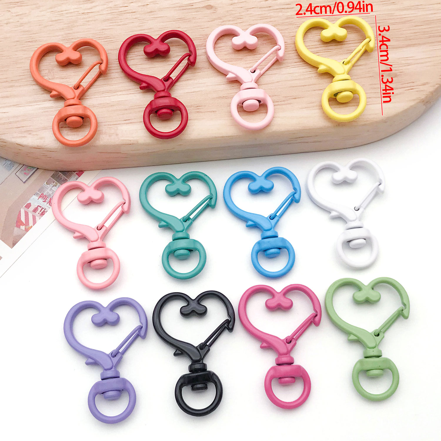 20pcs 24x34mm Paint Love Hook  - Art Craft Love ulasan dan harga