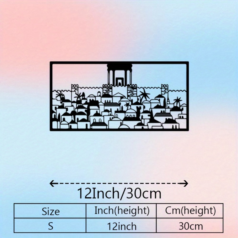 CIFBUY Metal Wall Art Jerusale - Art & Craft Paper Origami ulasan dan harga