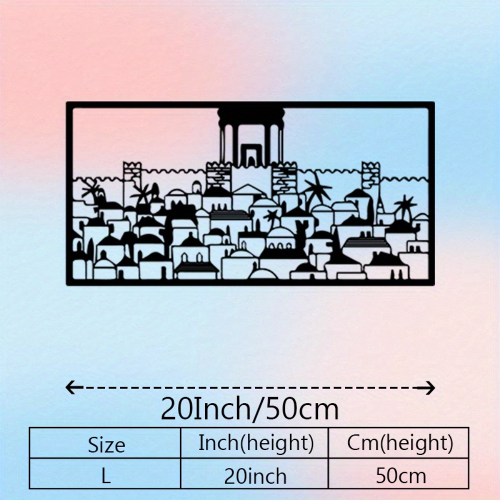 CIFBUY Metal Wall Art Jerusale - Art & Craft Paper Origami ulasan dan harga
