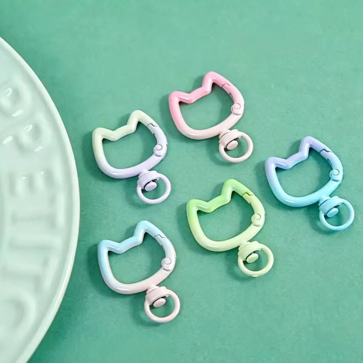 5-10PCS Gradient Cute Cat Clas - Art Craft Gifts ulasan dan harga
